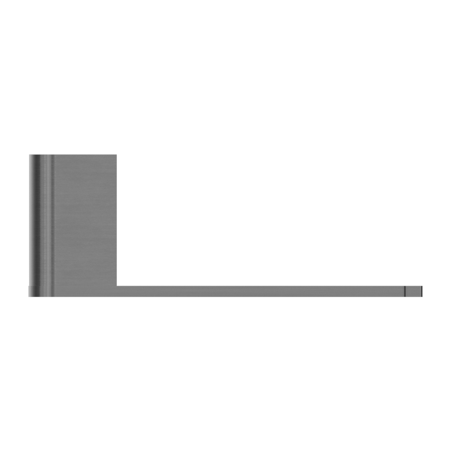 BIANCA TOILET ROLL HOLDER GUN METAL GREY