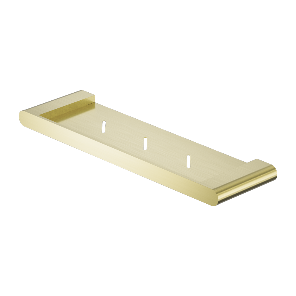 BIANCA METAL SHOWER SHELF BRUSHED GOLD
