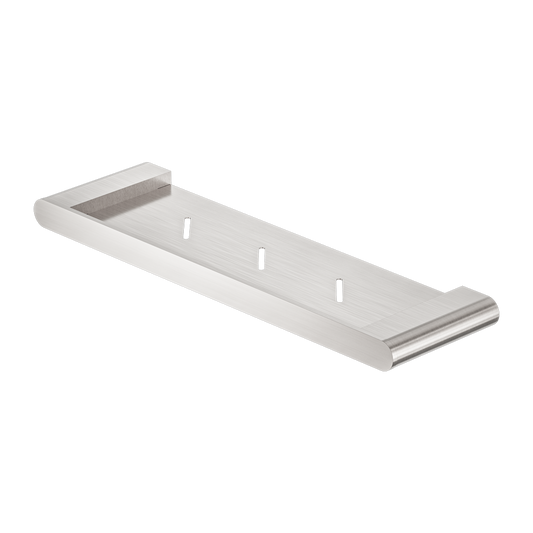 BIANCA METAL SHOWER SHELF BRUSHED NICKEL