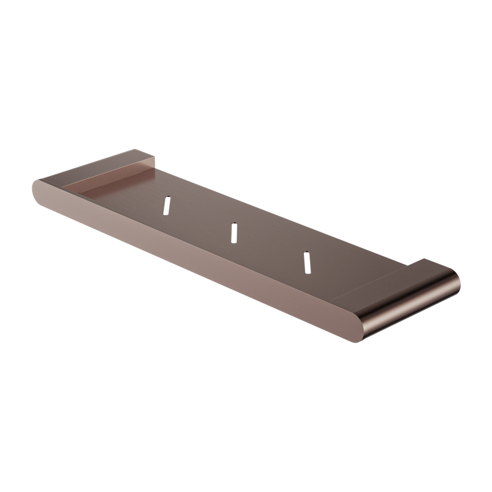 BIANCA METAL SHOWER SHELF BRUSHED BRONZE