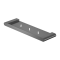 BIANCA METAL SHOWER SHELF GUN METAL GREY