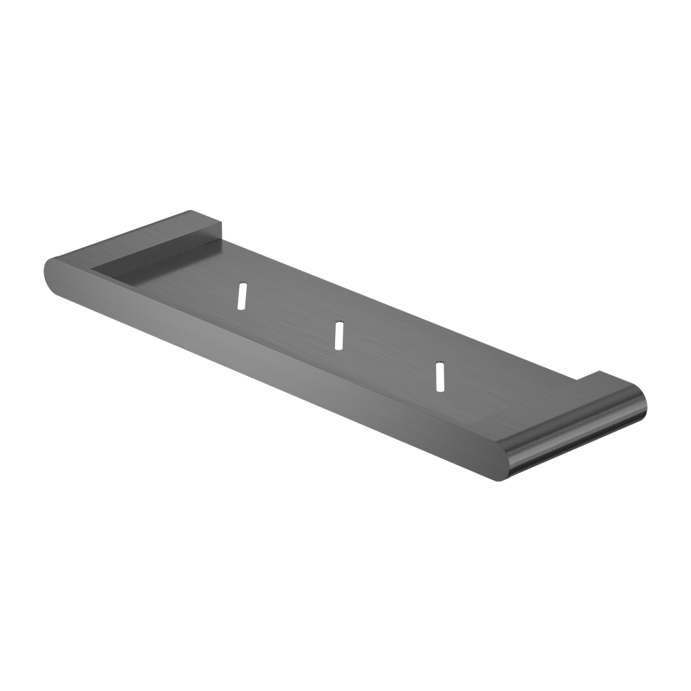 BIANCA METAL SHOWER SHELF GUN METAL GREY