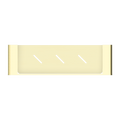 BIANCA METAL SHOWER SHELF BRUSHED GOLD