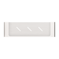 BIANCA METAL SHOWER SHELF BRUSHED NICKEL