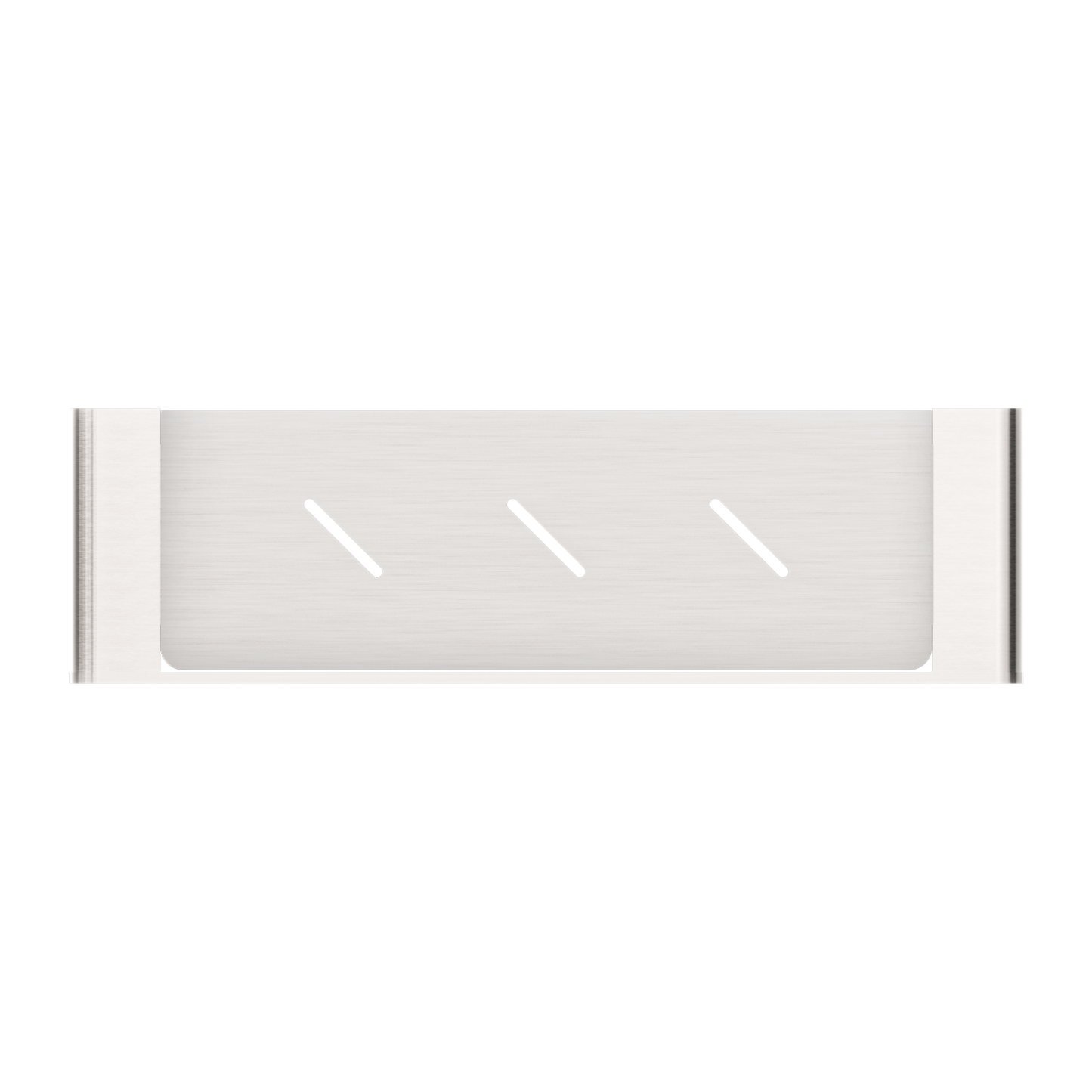 BIANCA METAL SHOWER SHELF BRUSHED NICKEL