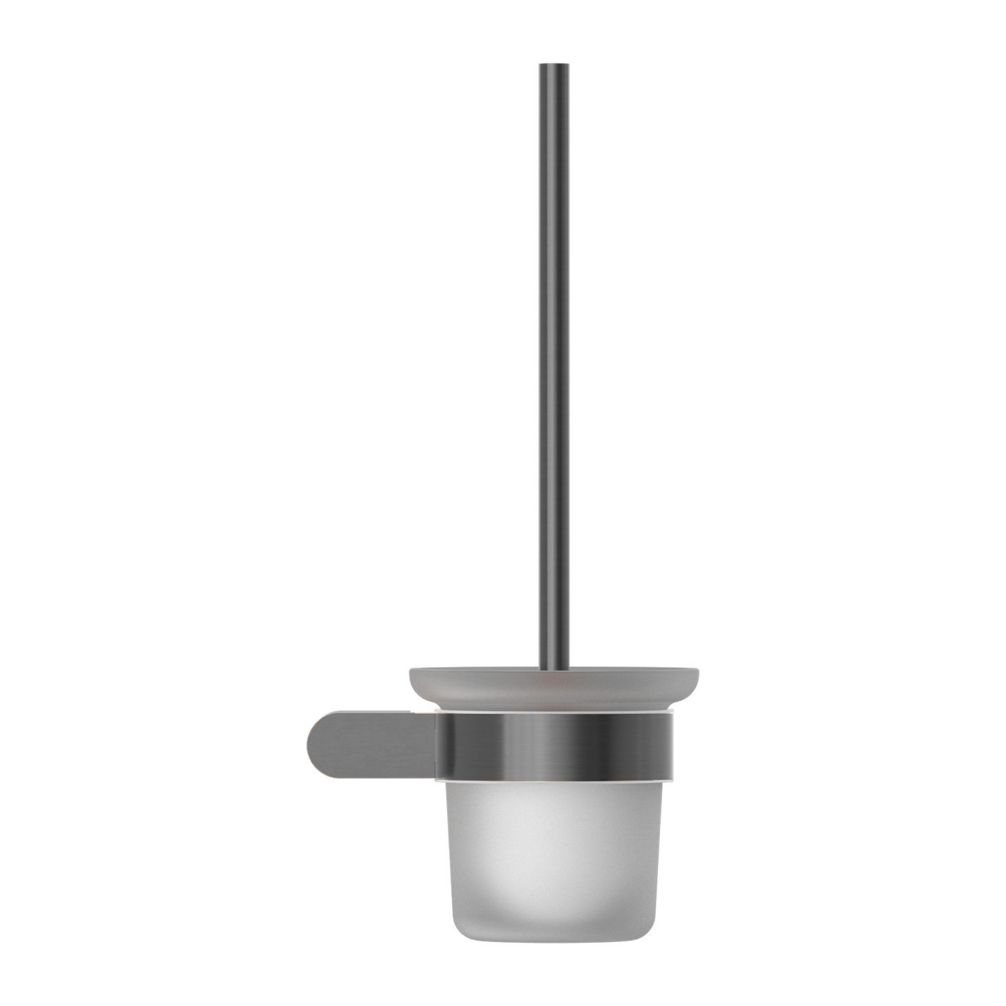 BIANCA TOILET BRUSH HOLDER GUN METAL GREY