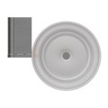 BIANCA TOILET BRUSH HOLDER GUN METAL GREY