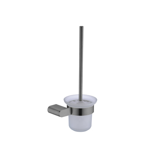 BIANCA TOILET BRUSH HOLDER GUN METAL GREY