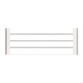BIANCA TOWEL RACK BRUSHED NICKEL