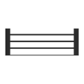 Nero Bianca Towel Rack Matte Black
