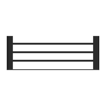 Nero Bianca Towel Rack Matte Black — Towel Rails, Towel Rings, Racks & Ladders