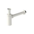 40MM ROUND BOTTLE TRAP MATTE WHITE