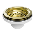 KITCHEN SINK BASKET WASTE BRUSHED GOLD