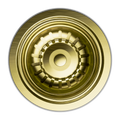 KITCHEN SINK BASKET WASTE BRUSHED GOLD