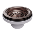 KITCHEN SINK BASKET WASTE BRUSHED BRONZE