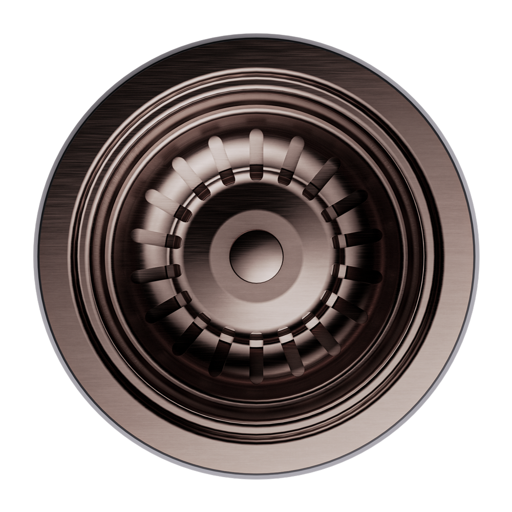 KITCHEN SINK BASKET WASTE BRUSHED BRONZE