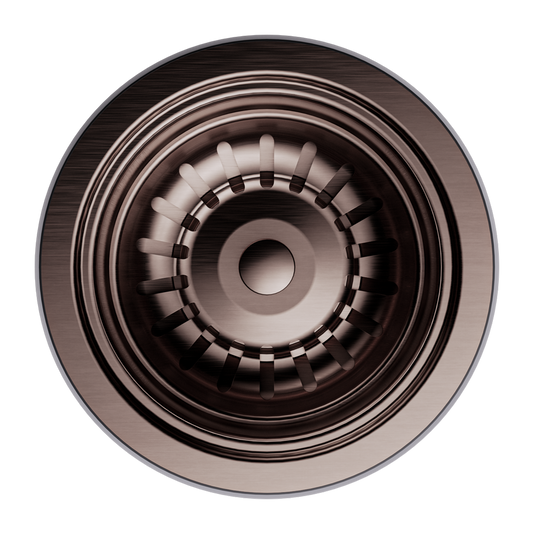 KITCHEN SINK BASKET WASTE BRUSHED BRONZE