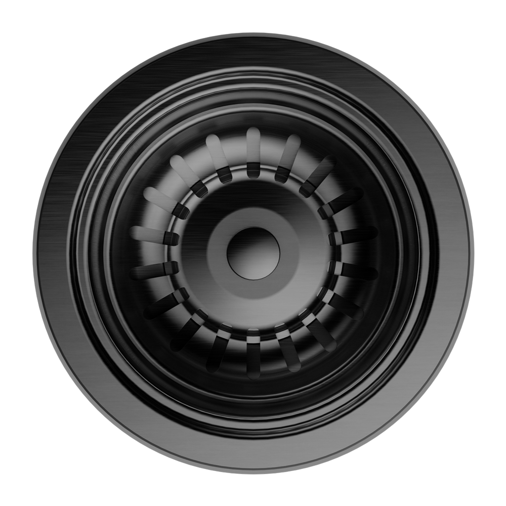 KITCHEN SINK BASKET WASTE GUN METAL