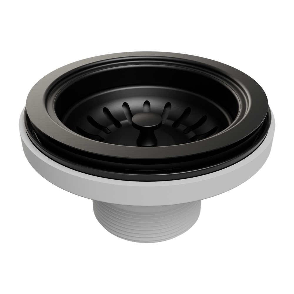 KITCHEN SINK BASKET WASTE PVD BLACK