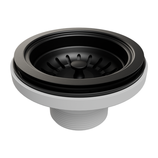 KITCHEN SINK BASKET WASTE PVD BLACK