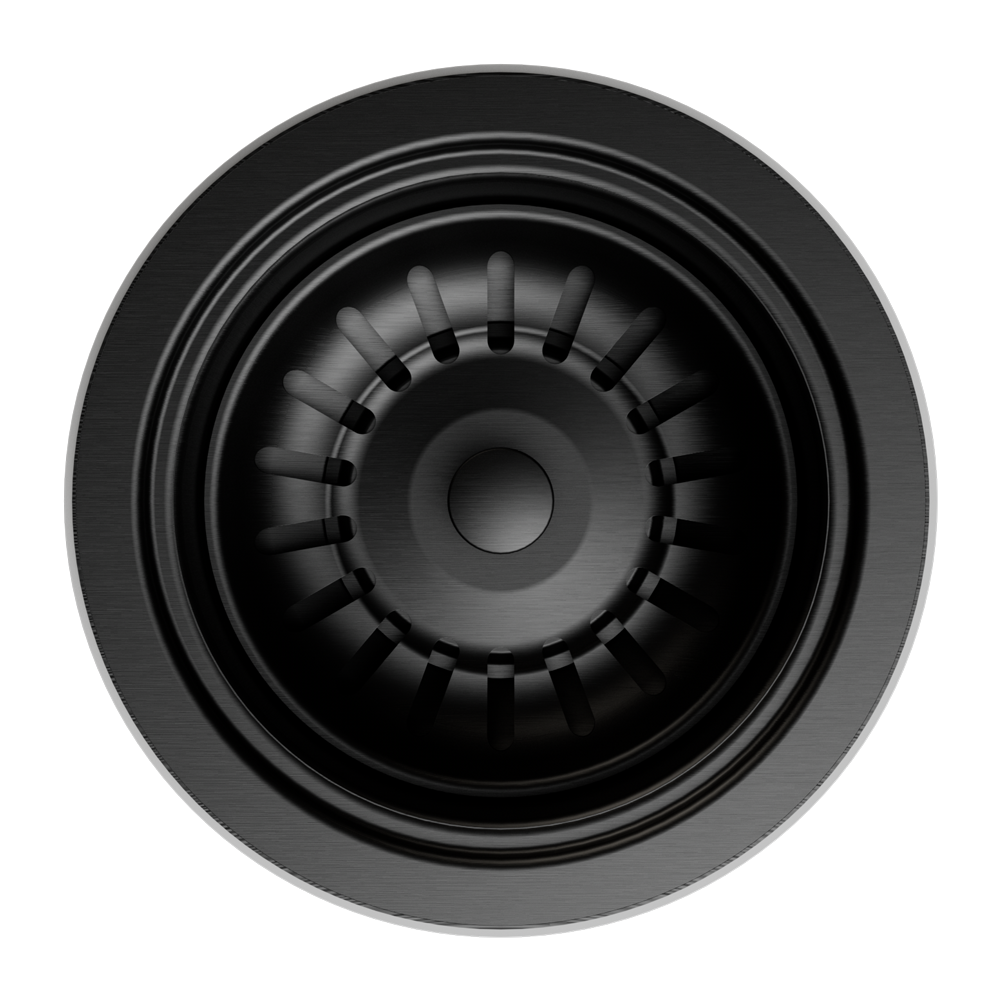 KITCHEN SINK BASKET WASTE PVD BLACK