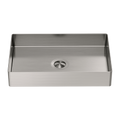 OPAL RECTANGLE STAINLESS STEEL BASIN BRUSHED NICKEL