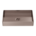OPAL RECTANGLE STAINLESS STEEL BASIN BRUSHED BRONZE