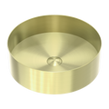 OPAL ROUND 400MM STAINLESS STEEL BASIN BRUSHED GOLD
