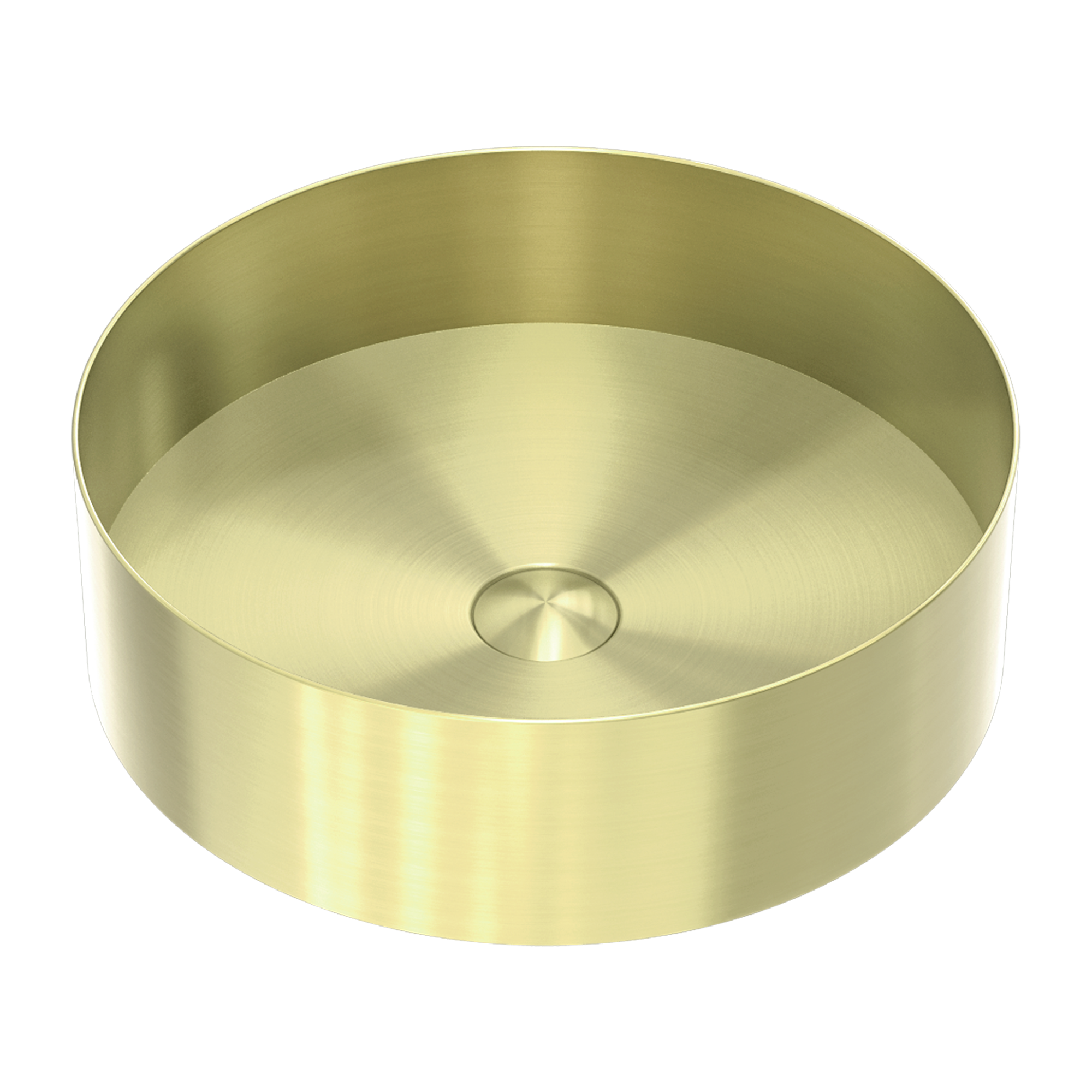 OPAL ROUND 400MM STAINLESS STEEL BASIN BRUSHED GOLD
