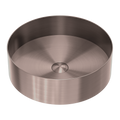 OPAL ROUND 400MM STAINLESS STEEL BASIN BRUSHED BRONZE