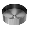 OPAL ROUND 400MM STAINLESS STEEL BASIN GRAPHITE