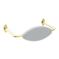 MECCA CARE DDA ACCESSIBLE TOILET BACKREST BRUSHED GOLD
