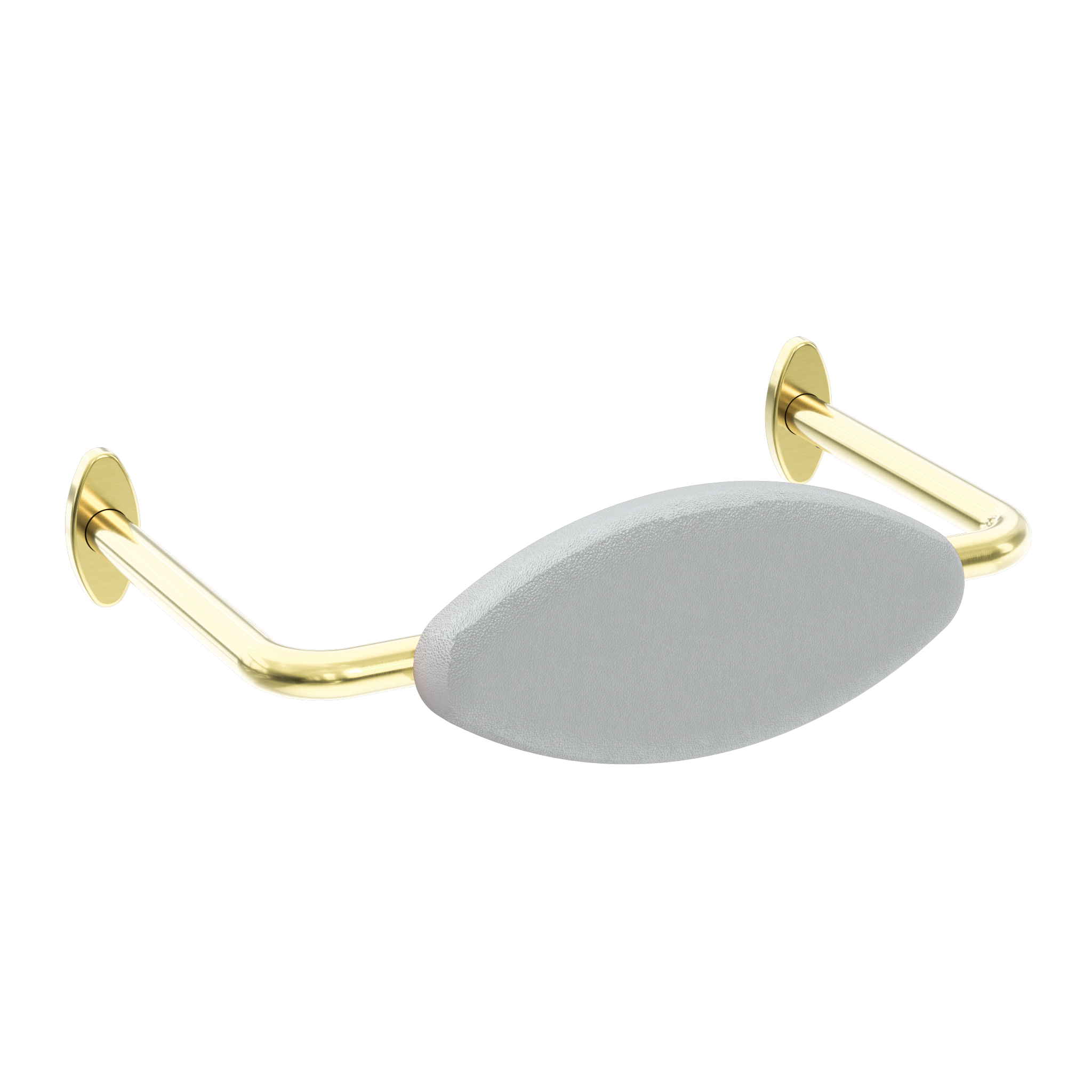 MECCA CARE DDA ACCESSIBLE TOILET BACKREST BRUSHED GOLD