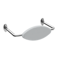 MECCA CARE DDA ACCESSIBLE TOILET BACKREST CHROME