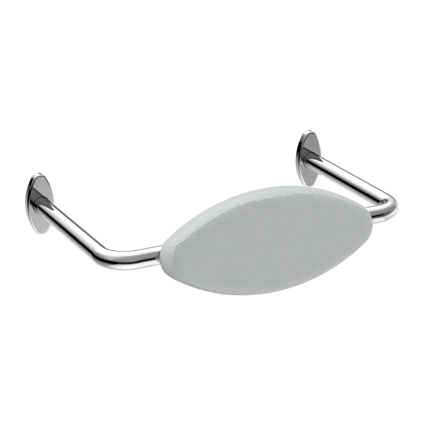 MECCA CARE DDA ACCESSIBLE TOILET BACKREST CHROME
