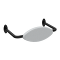 MECCA CARE DDA ACCESSIBLE TOILET BACKREST MATTE BLACK