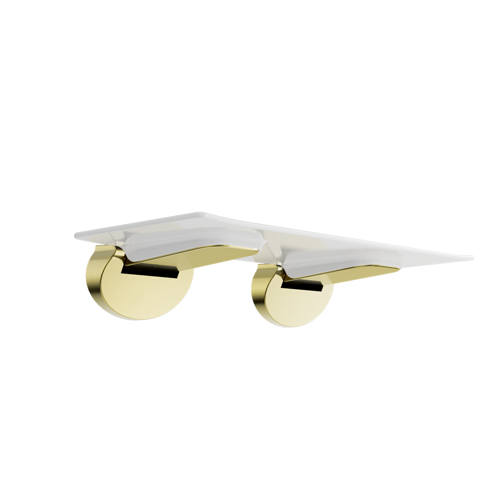 MECCA CARE SHOWER SEAT 960X330MM BRUSHED GOLD