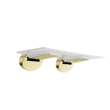 Mecca Care Shower Seat 960X330MM Brushed Gold — Gold & Brass