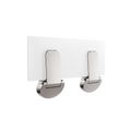 MECCA CARE SHOWER SEAT 960X330MM BRUSHED NICKEL