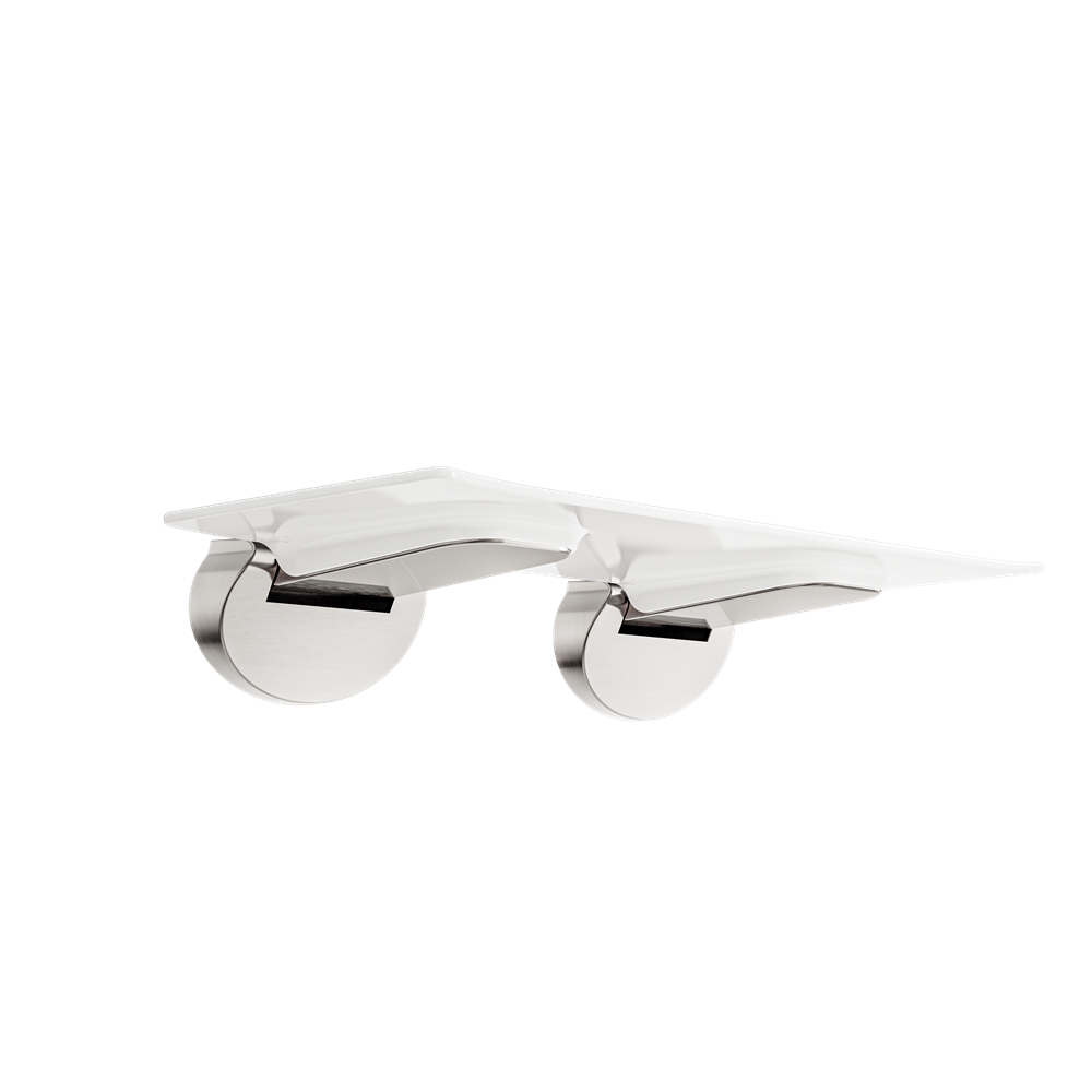 MECCA CARE SHOWER SEAT 960X330MM BRUSHED NICKEL