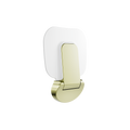 MECCA CARE SHOWER SEAT 400X330MM BRUSHED GOLD