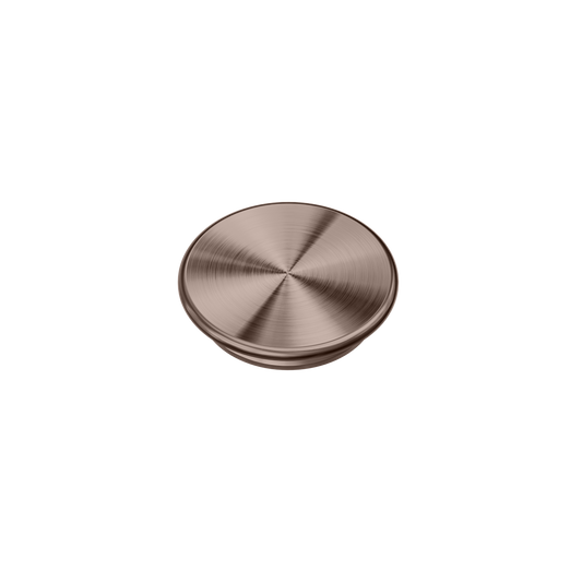 MECCA CARE 32MM GRAB RAIL CAP BRUSHED BRONZE