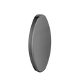 BACKREST REMOVABLE WALL COVER PLATE GUN METAL