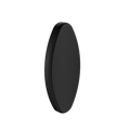 BACKREST REMOVABLE WALL COVER PLATE MATTE BLACK