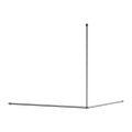 MECCA CARE CURTAIN RAIL 1200X1200MM 90 DEGREE CHROME
