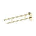 Mecca Care Foldable Toilet Support Arm - Brushed Bronze Gold