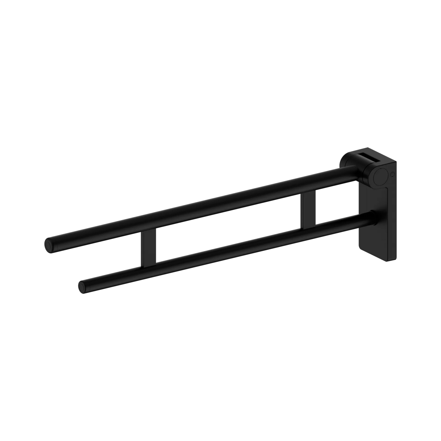 Mecca Care Foldable Toilet Support Arm - Matte Black