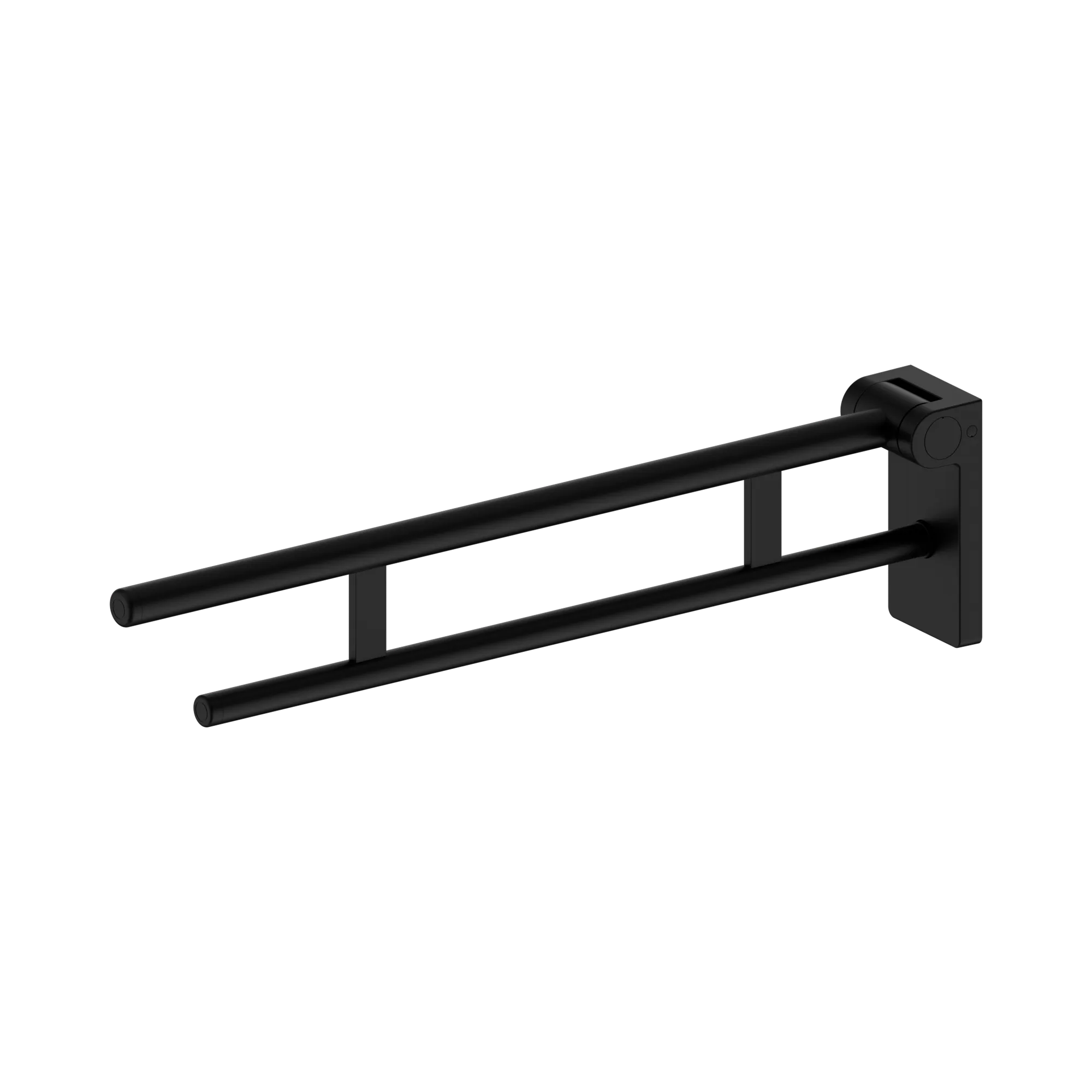 Mecca Care Foldable Toilet Support Arm - Matte Black