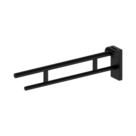 Mecca Care Foldable Toilet Support Arm - Matte Black