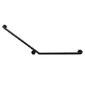 CLASSIC CARE SS304 800X700 140 DEGREES LEFT HAND (CONCEALED FIXING) MATTE BLACK